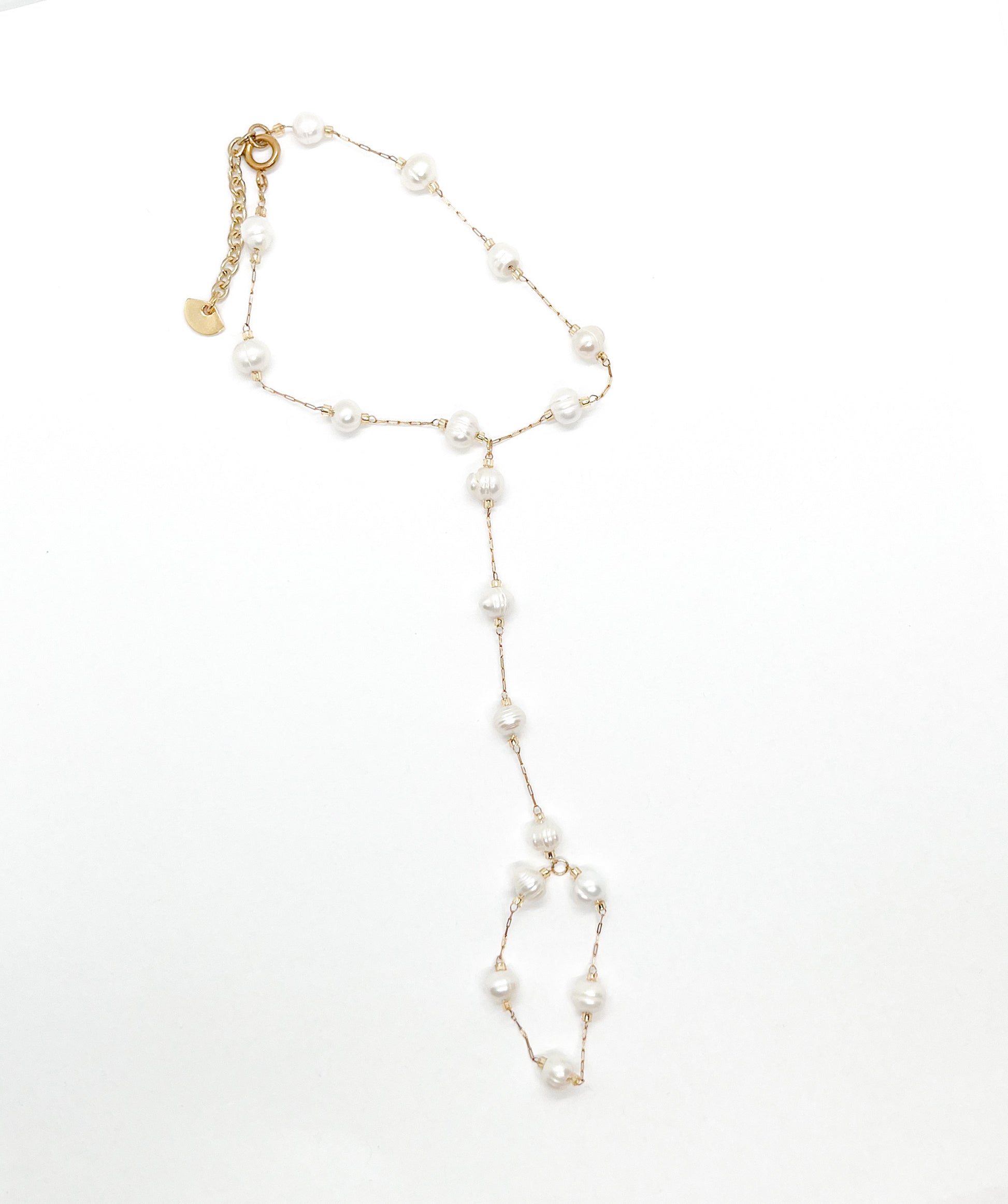 Perlas ring bracelet